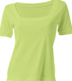 Shirt aus Rippenware