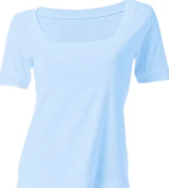 Shirt aus Rippenware