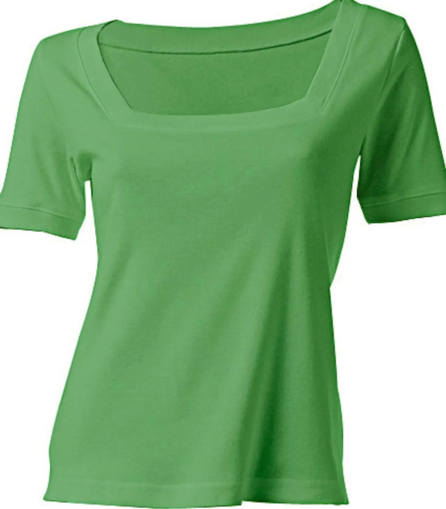 Shirt aus Rippenware