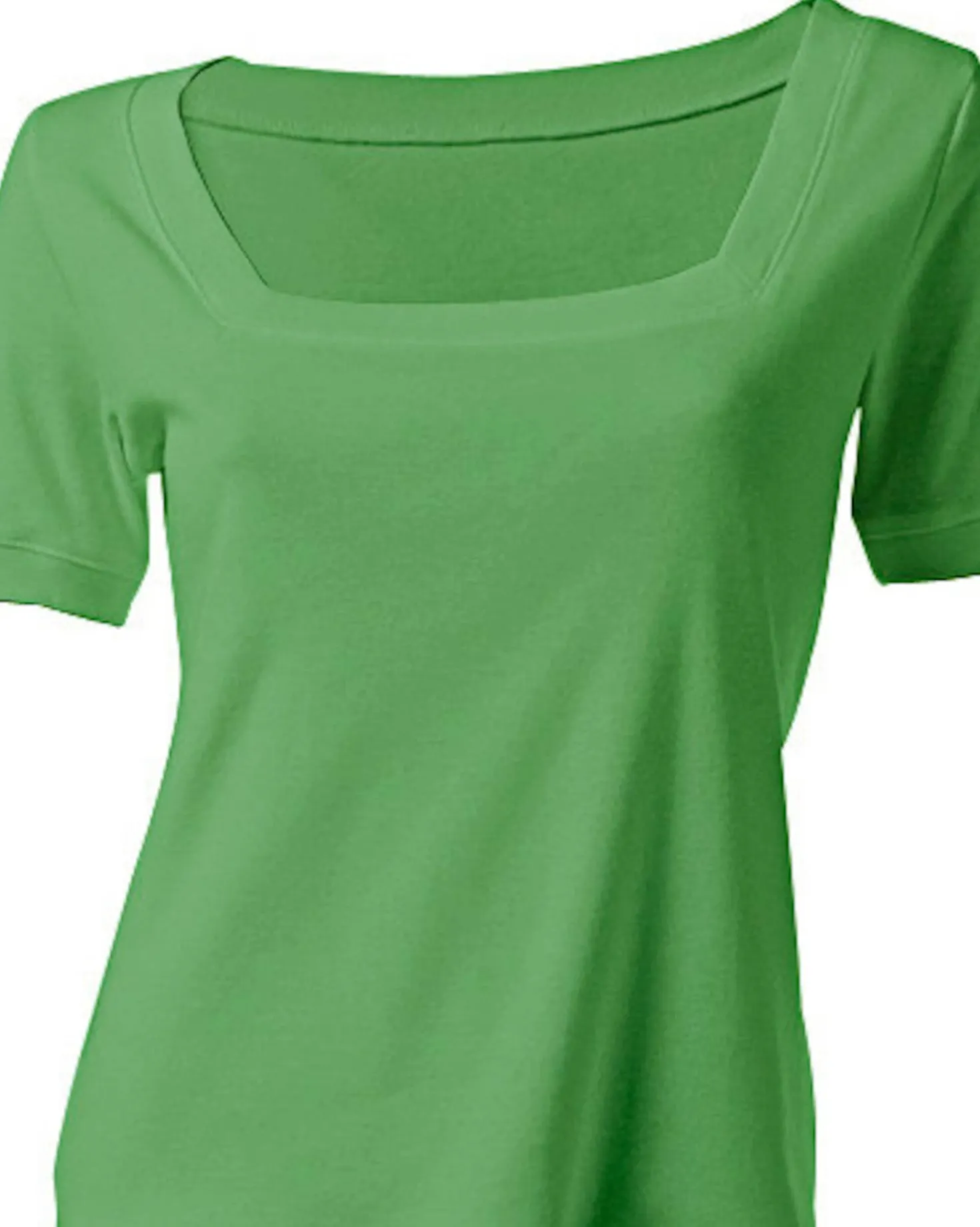 Shirt aus Rippenware