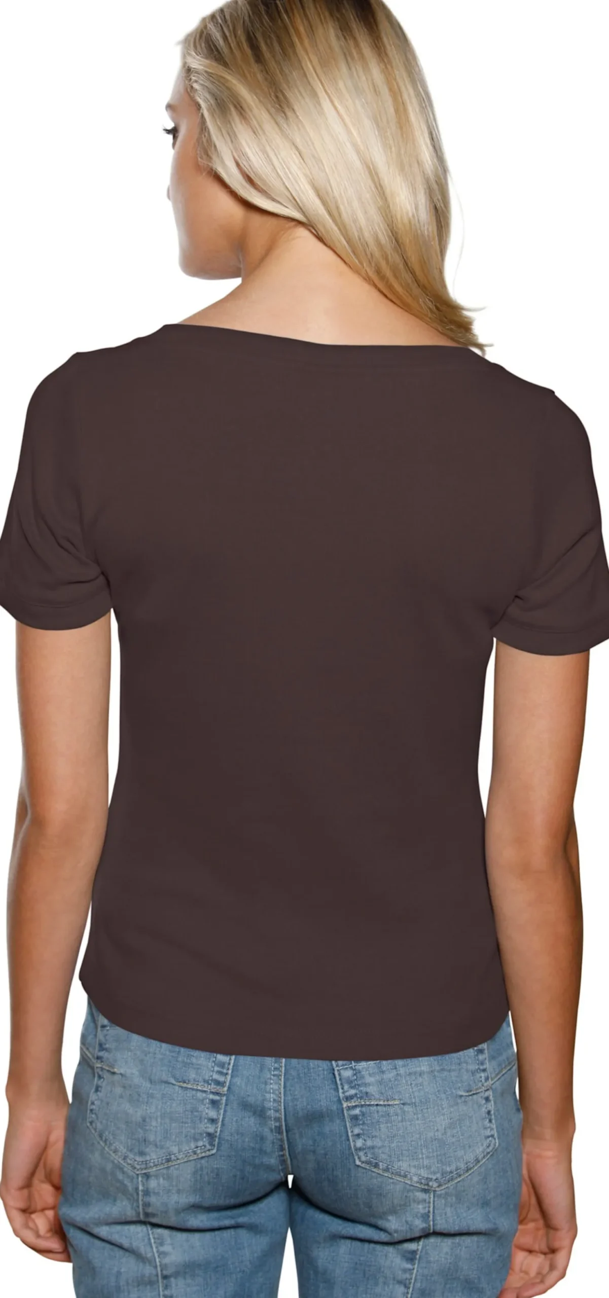 Shirt aus Rippenware