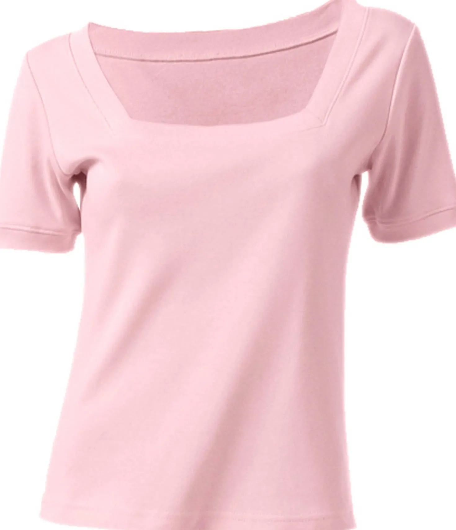 Shirt aus Rippenware