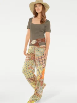 Shirt aus Rippenware