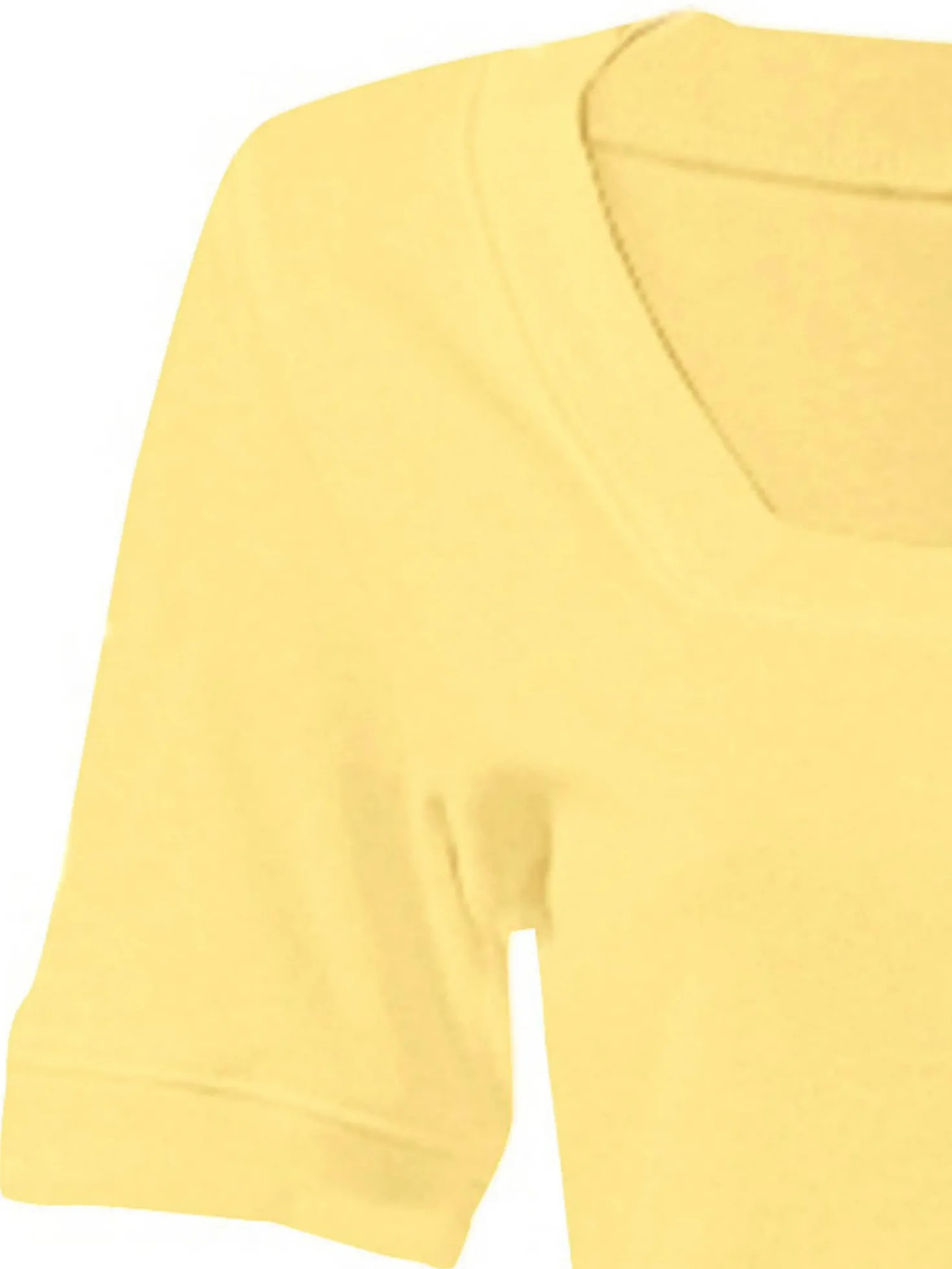 Shirt aus Rippenware