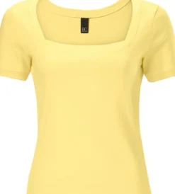 Shirt aus Rippenware