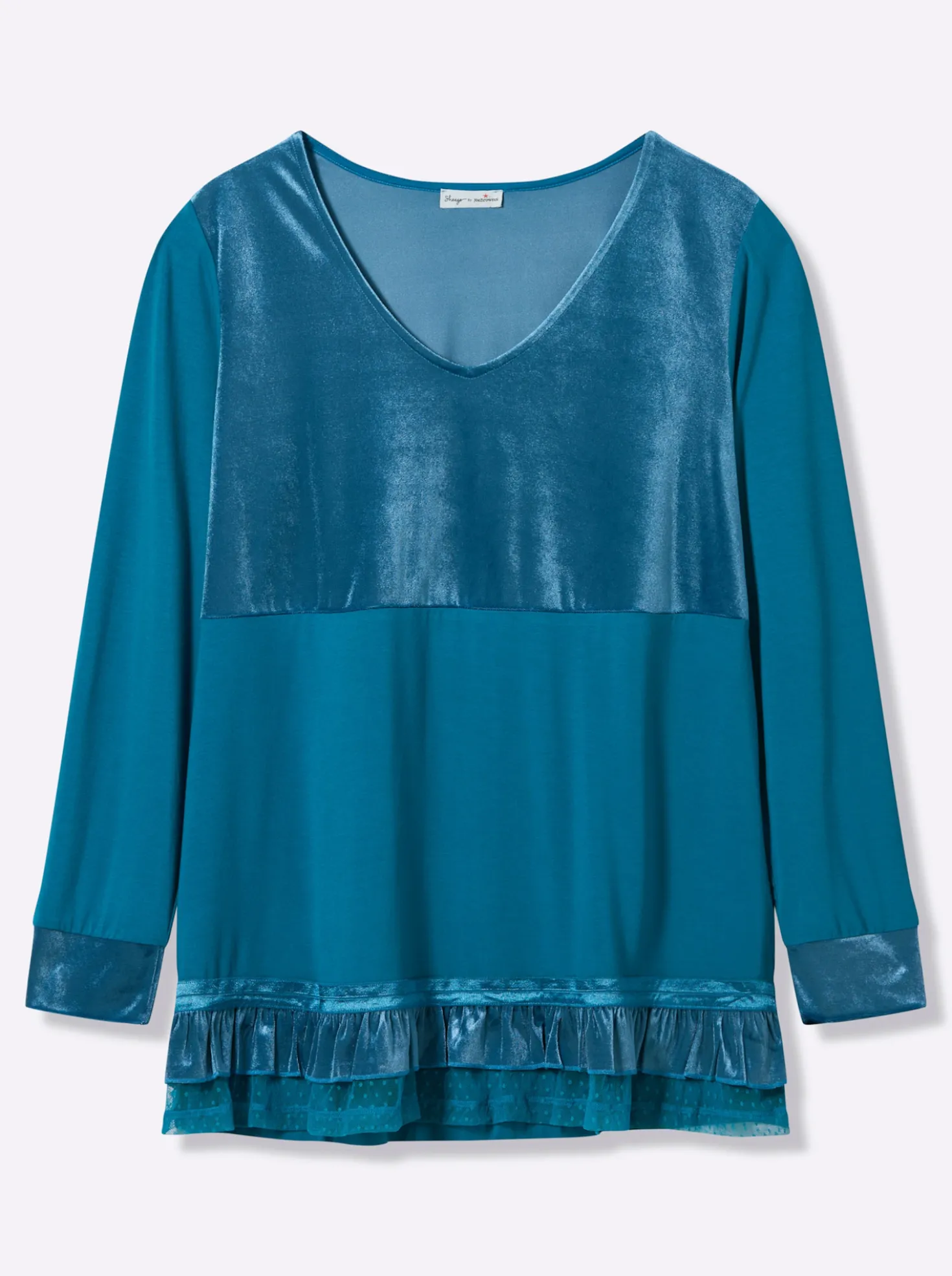 Shirt im Lagenlook