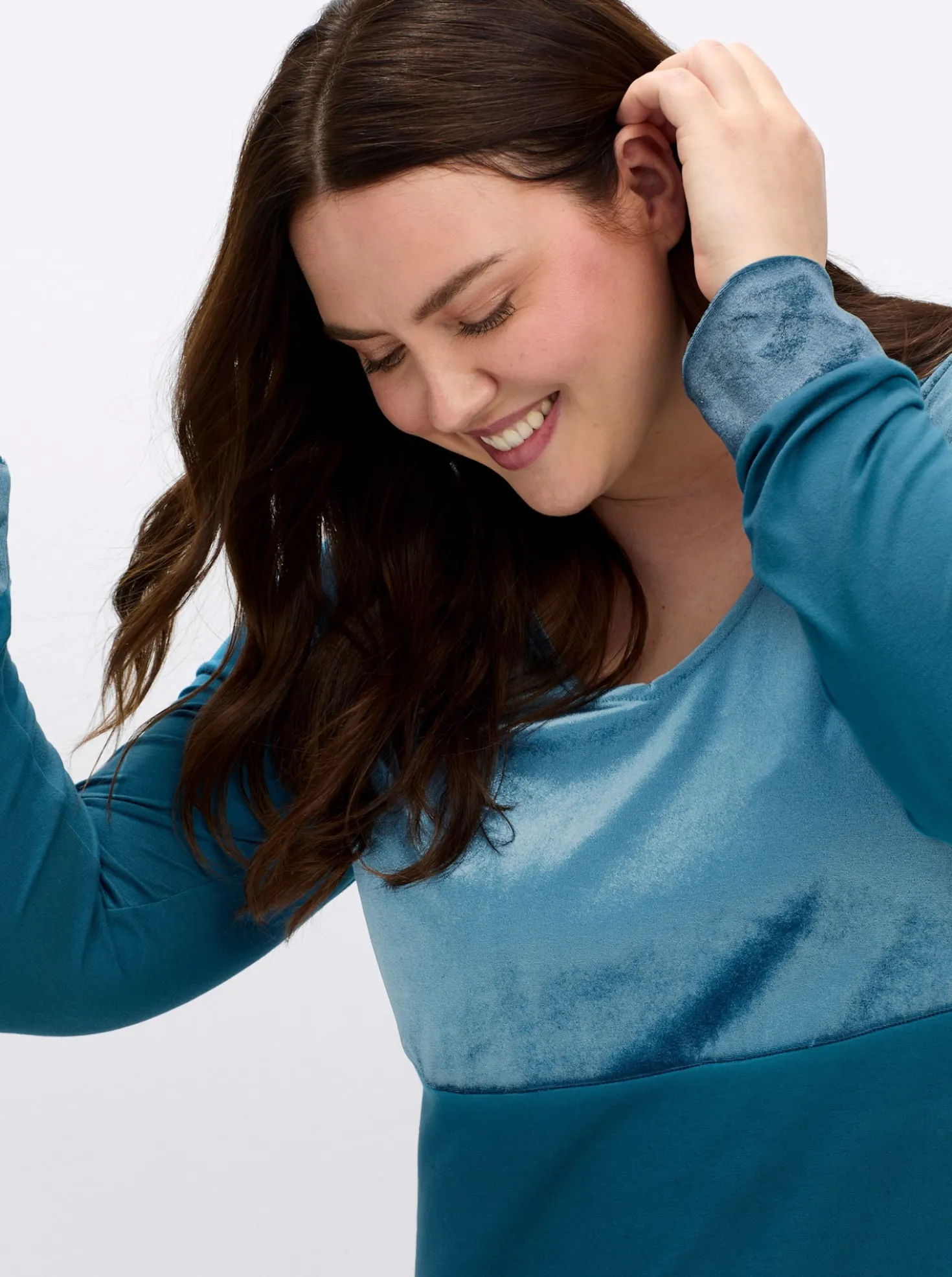 Shirt im Lagenlook