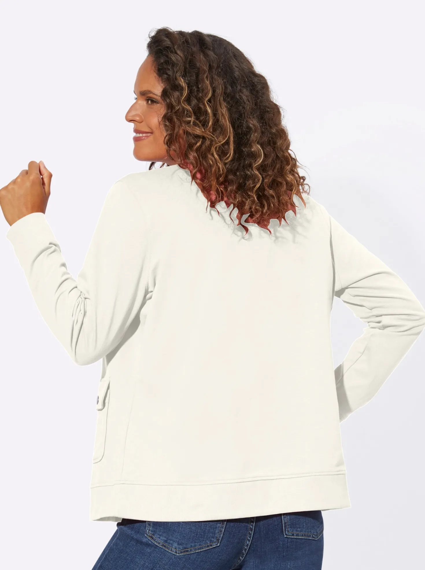 Shirtjacke aus reiner Baumwolle