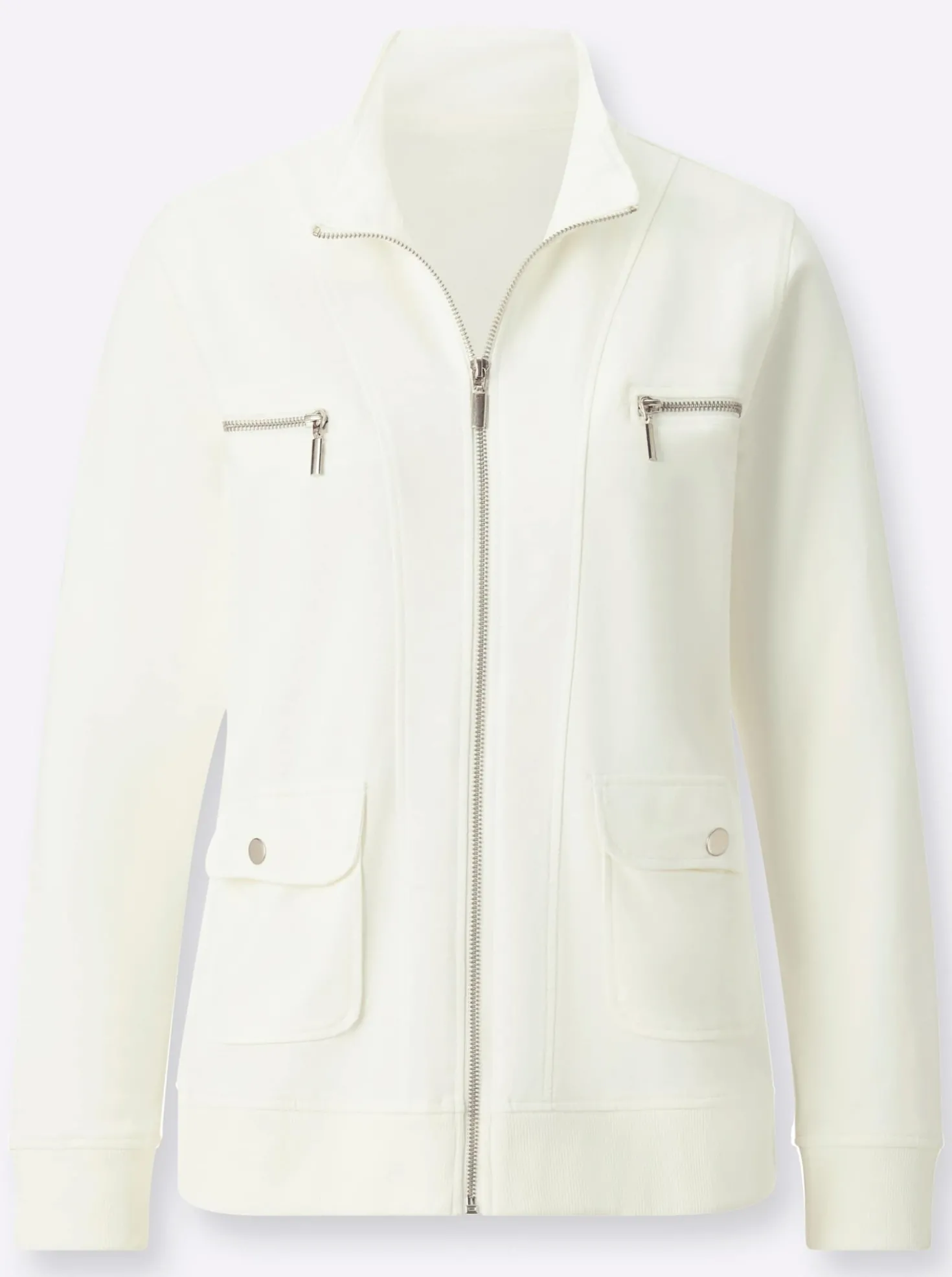 Shirtjacke aus reiner Baumwolle