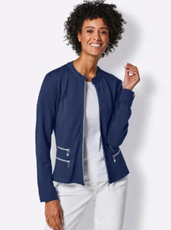 Shirtjacke in French-Terry-Qualität