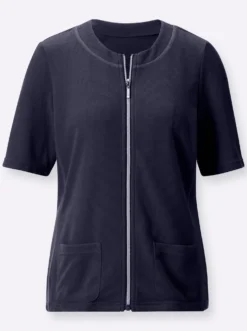 Shirtjacke in Jacquard-Qualität