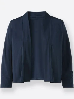 Shirtjacke in kurzer Bolero-Form