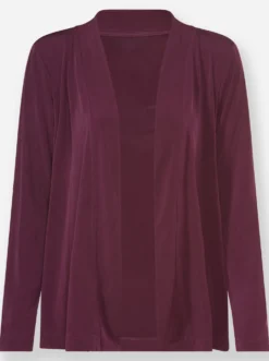 Shirtjacke in offener Form