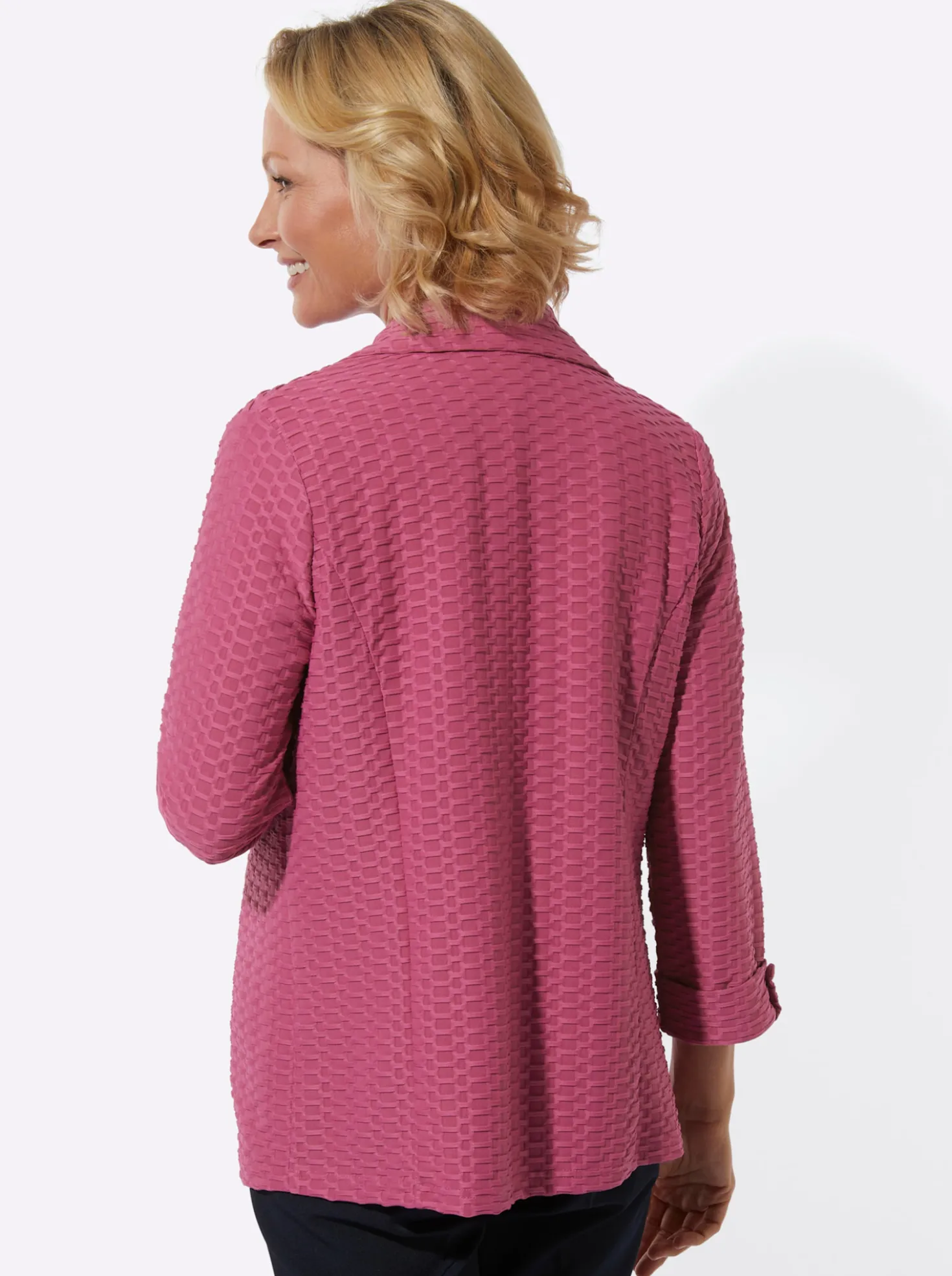 Shirtjacke in pflegeleichter Struktur-Qualität