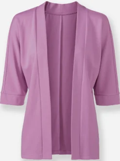 Shirtjacke mit Fledermaus-Ärmeln