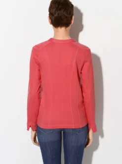 Shirtjacke mit Reißverschluss