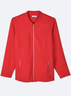 Shirtjacke mit Reißverschluss