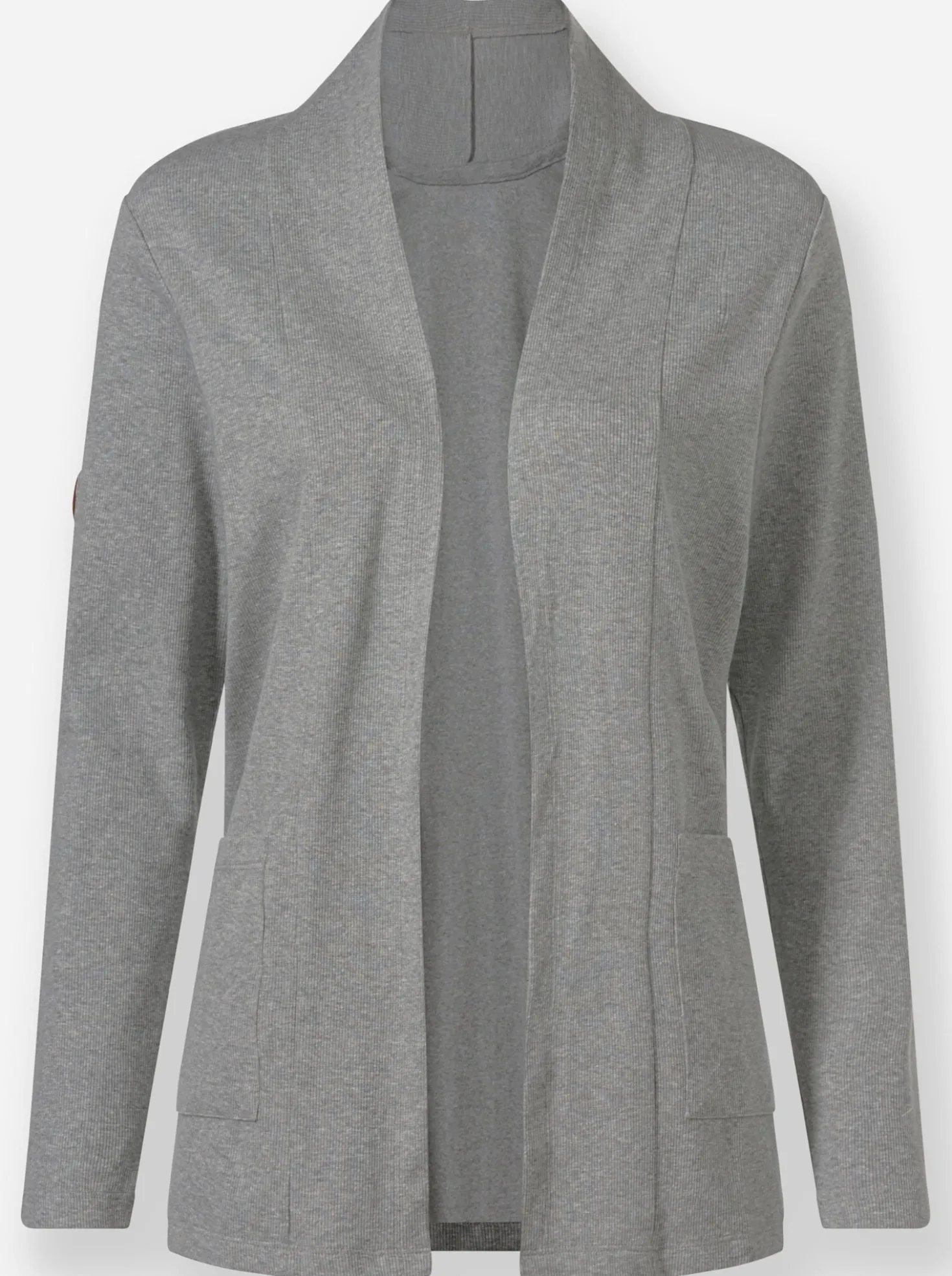 Shirtjacke mit Schalkragen