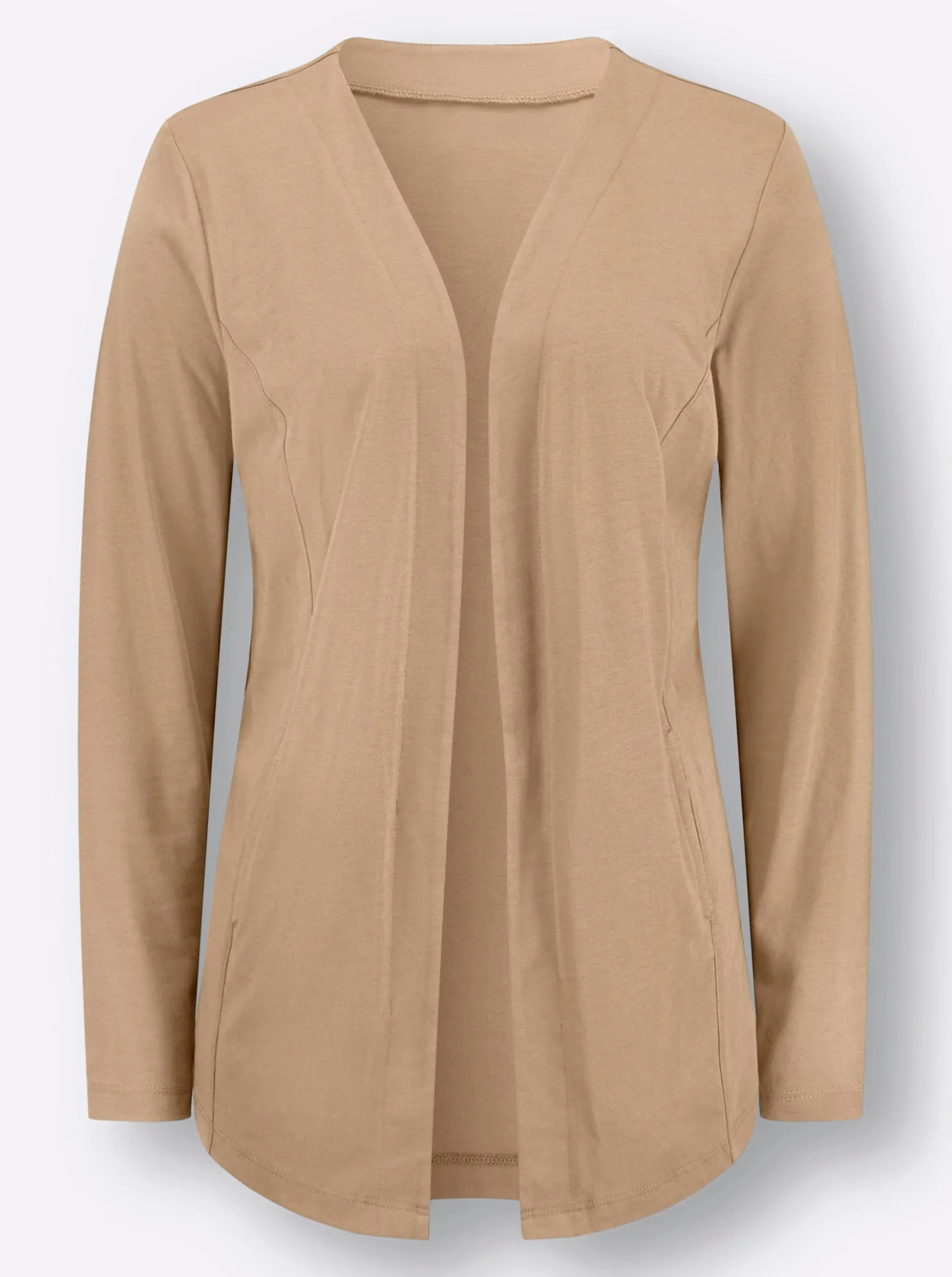 Shirtjacke vorne etwas länger