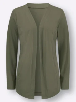 Shirtjacke vorne etwas länger
