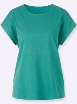 Shirt mit überschnittenen Schultern