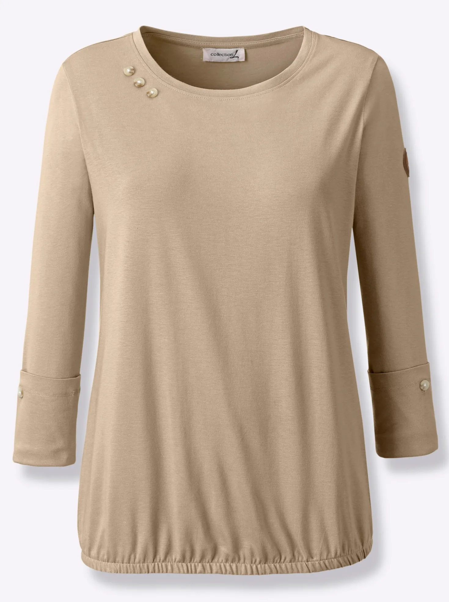 Shirt mit Deko-Knöpfen