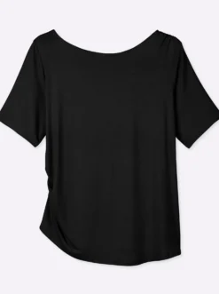 Shirt mit Drapierungen in der Taille