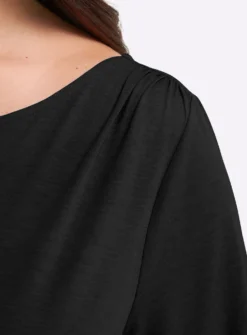 Shirt mit Drapierungen in der Taille