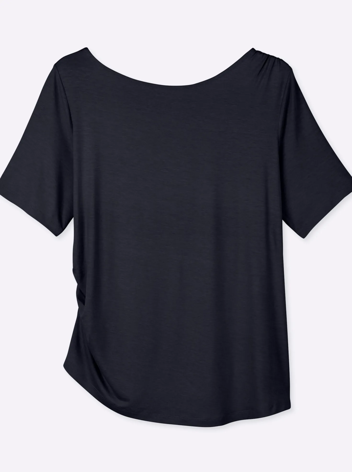 Shirt mit Drapierungen in der Taille