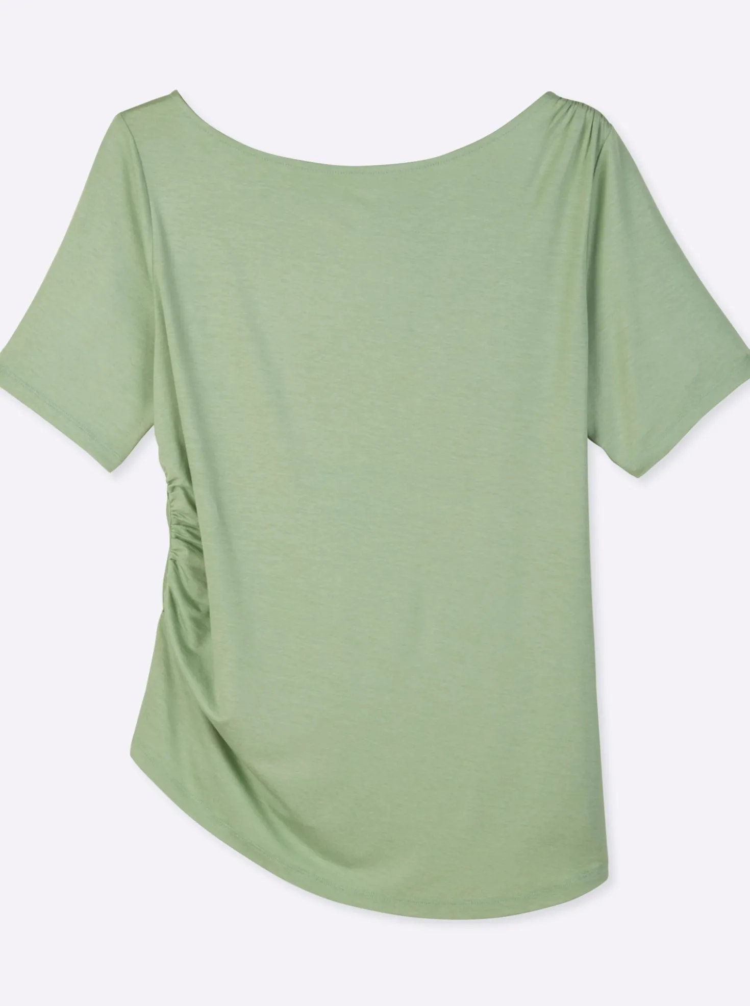 Shirt mit Drapierungen in der Taille
