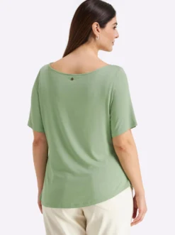 Shirt mit Drapierungen in der Taille