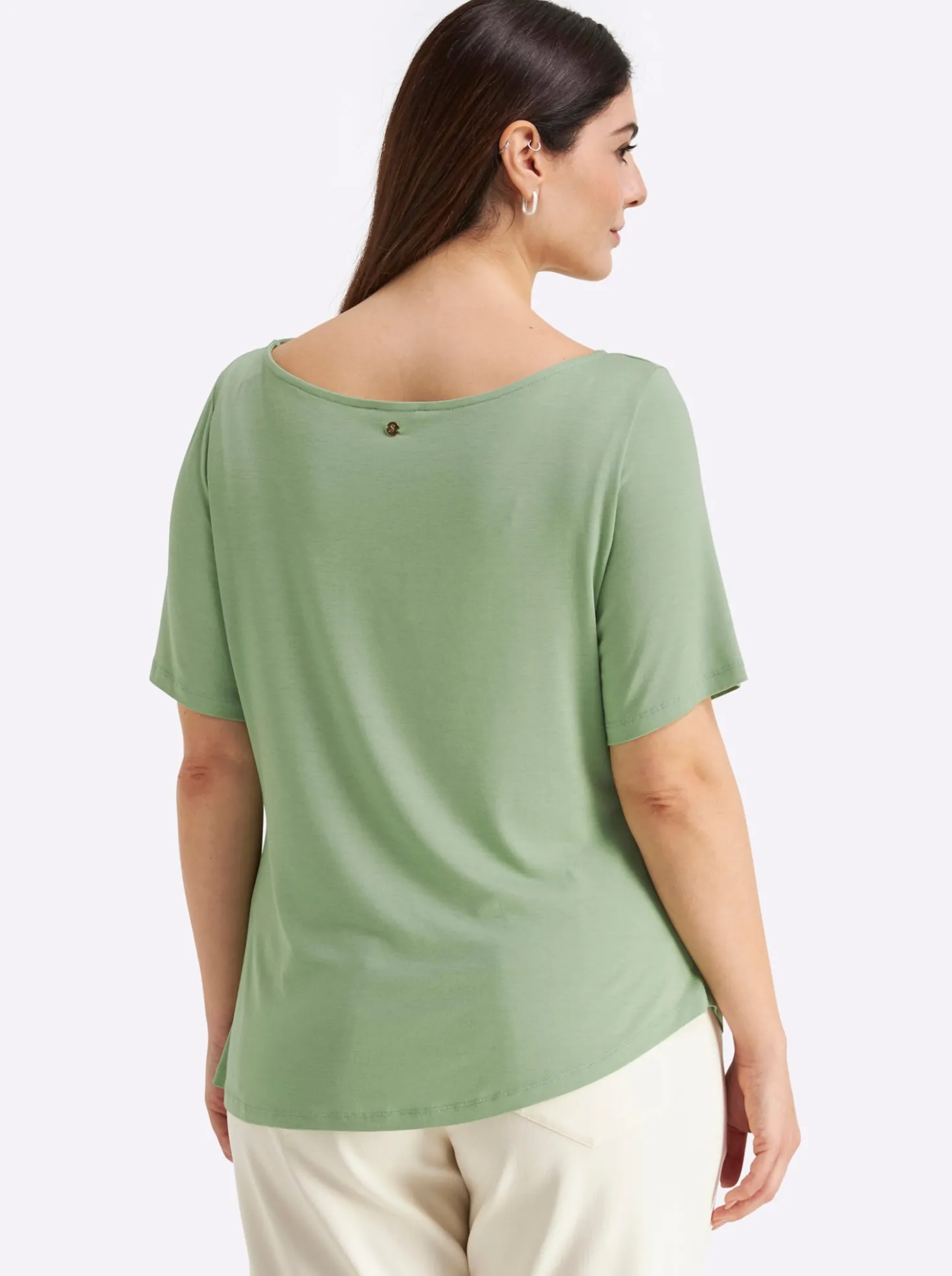 Shirt mit Drapierungen in der Taille