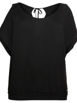 Shirt mit geschlitzten Ärmeln