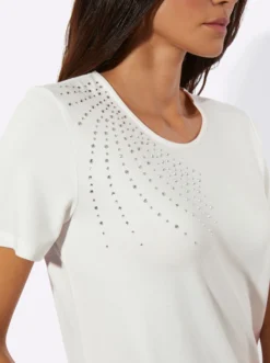 Shirt mit Glitzersteinchen