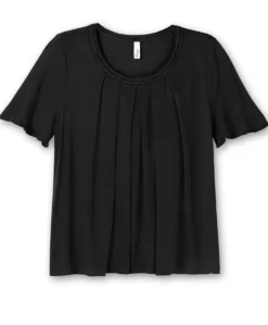 Shirt mit Kellerfalte vorn