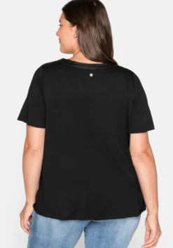 Shirt mit Kellerfalte vorn