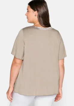 Shirt mit Kellerfalte vorn