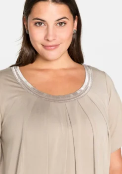 Shirt mit Kellerfalte vorn