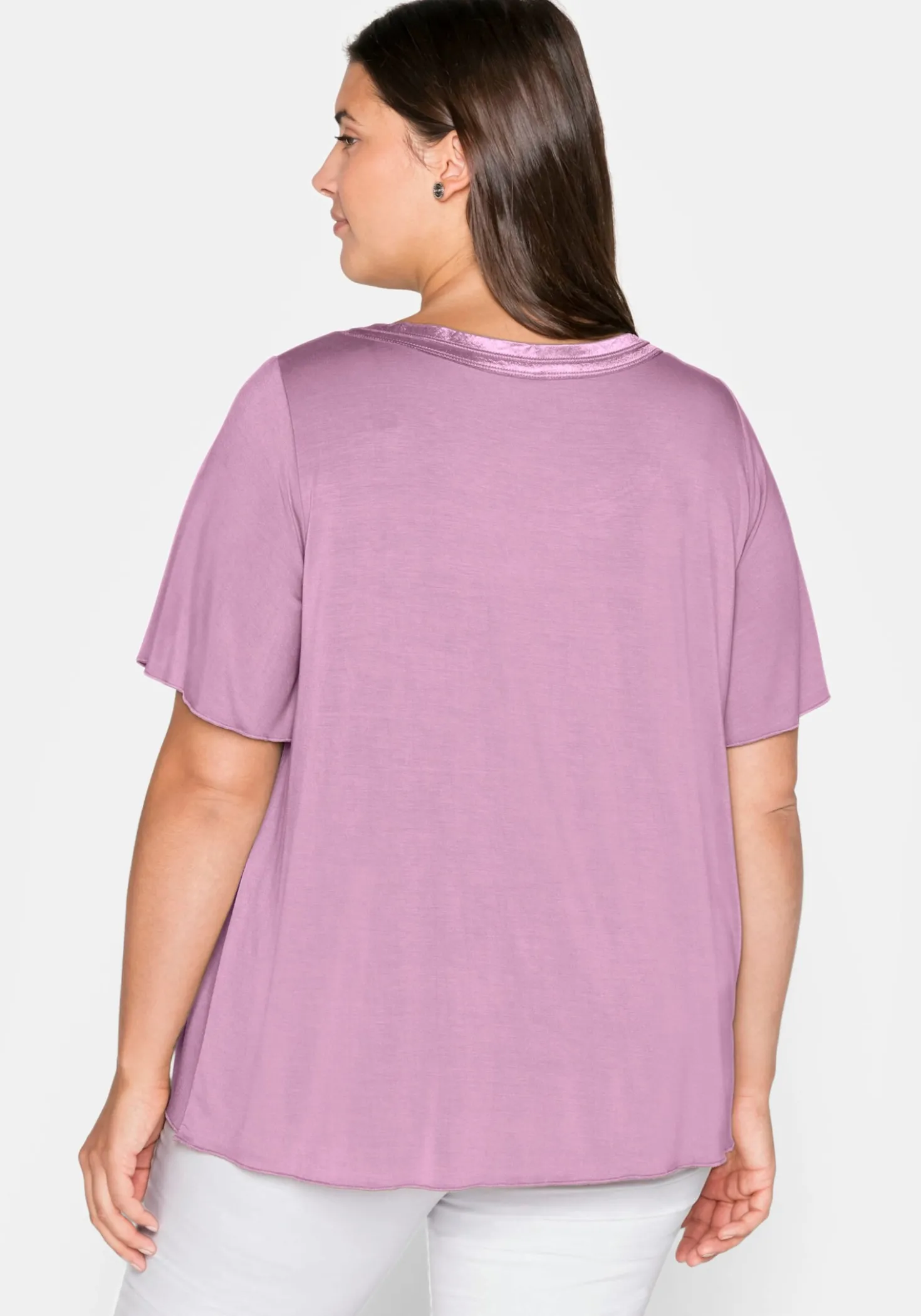 Shirt mit Kellerfalte vorn