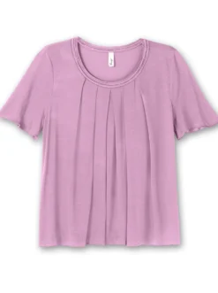 Shirt mit Kellerfalte vorn