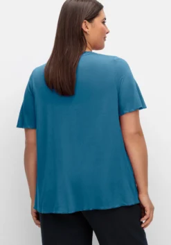 Shirt mit Kellerfalte vorn
