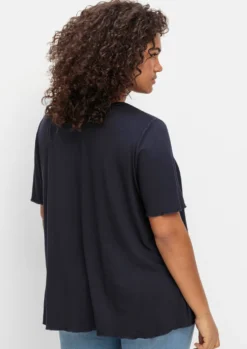 Shirt mit Kellerfalte vorn