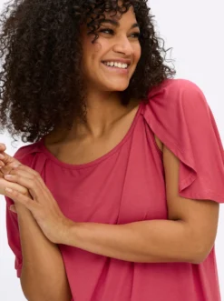 Shirt mit offen fallendem Ärmel
