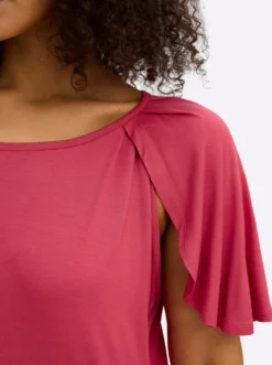 Shirt mit offen fallendem Ärmel