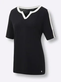 Shirt mit Paspel-Verzierung