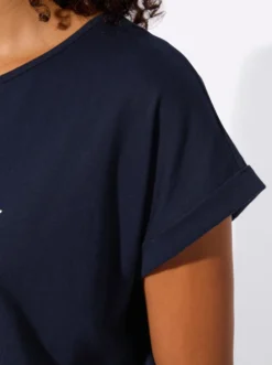 Shirt mit platziertem Druckmuster