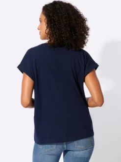 Shirt mit platziertem Druckmuster