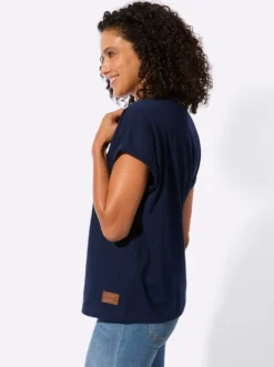 Shirt mit platziertem Druckmuster