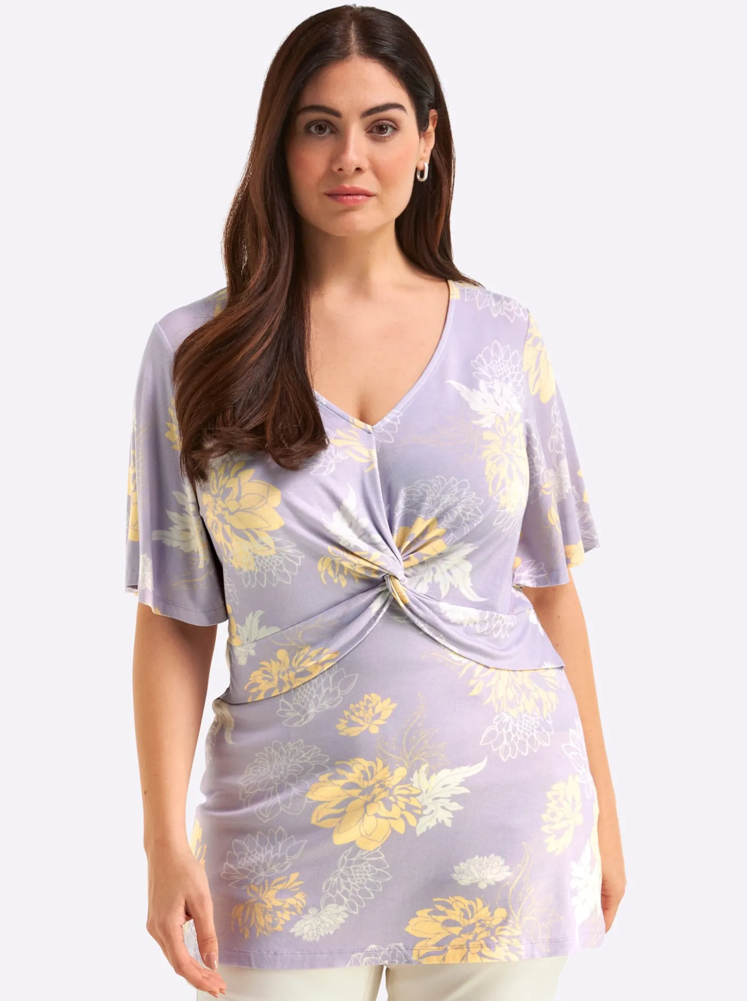 Shirt mit raffiniertem Knotendetail