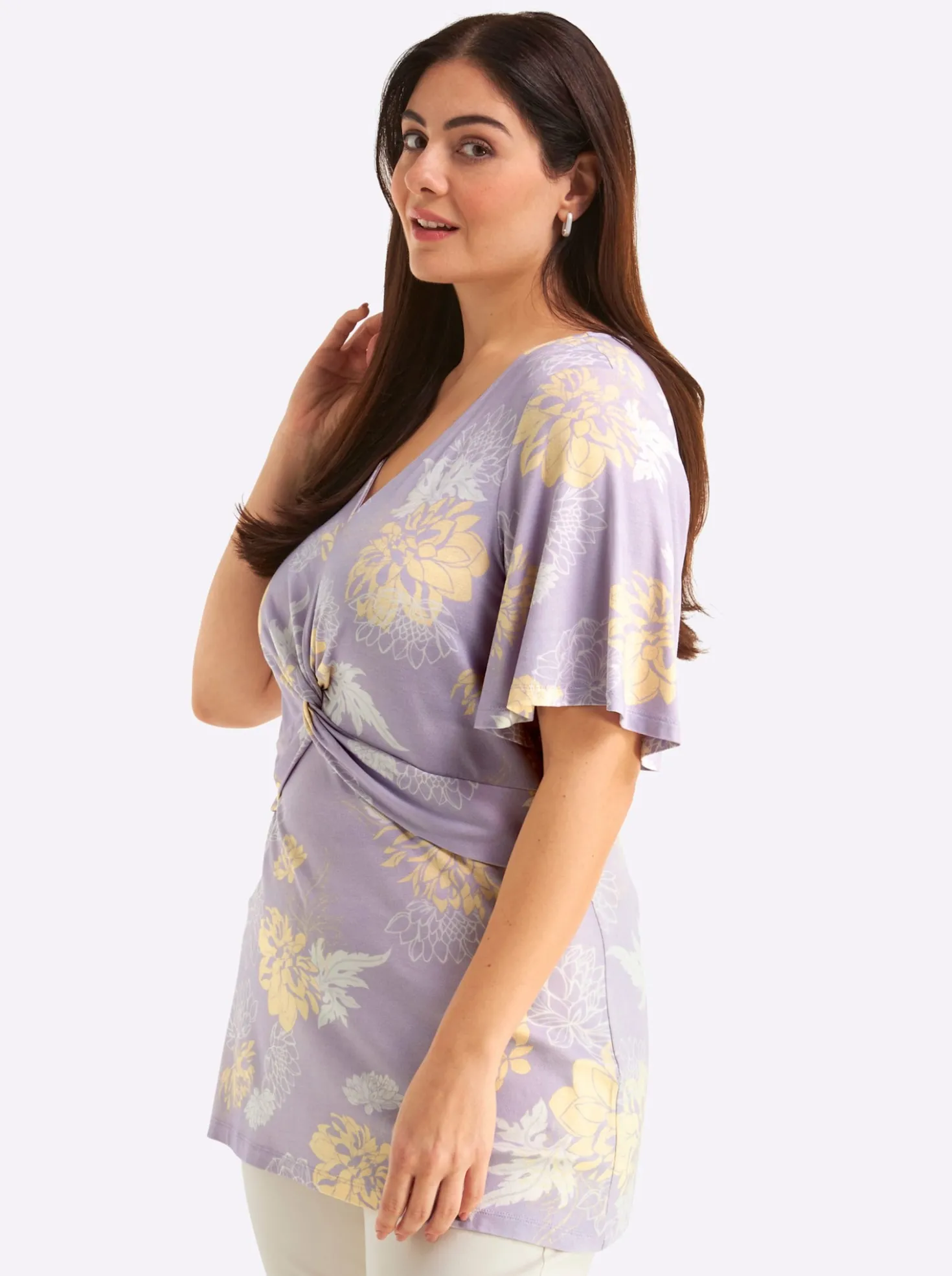 Shirt mit raffiniertem Knotendetail